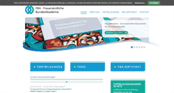 Desktop Screenshot of fba.de